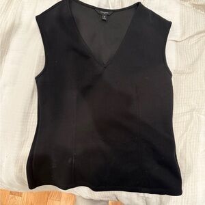 Banana Republic Black V-Neck Tank Top
